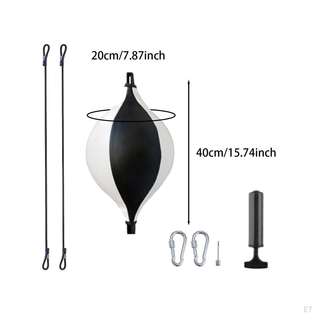 Boxball Geschwindigkeit mit Seil Pumpe Aufblasbarer Boxsack Double End Bag für