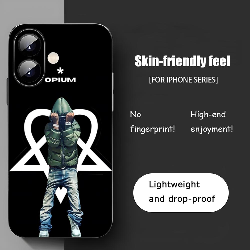 Popular K-Ken Car-son Singer Phone Case For iPhone 17 16 15 14 13 12 11 X XR XS 8 Plus Mini Pro Max Soft black Shockproof Cover