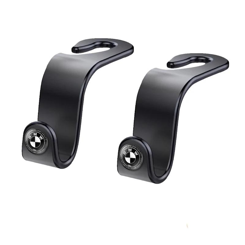 HVHG7 For BMW Hot Car Seat Headrest Hook Auto Back Seat Storage Organizer Hanger For BMW M 50th E46 E90 E49 F30 F80 E36 E46 E93 E92 F3