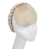Ladies Wigs Bangs Headbands One-piece Covering White Invisible Seamless Wig Piece Top of the Head Reissue
