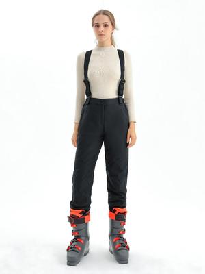 Women's European and American Ski Overalls - Thick, Warm, Breathable, Wear-Resistant, One-Piece Snow Pants for Outdoor Hiking and Ski Resorts.