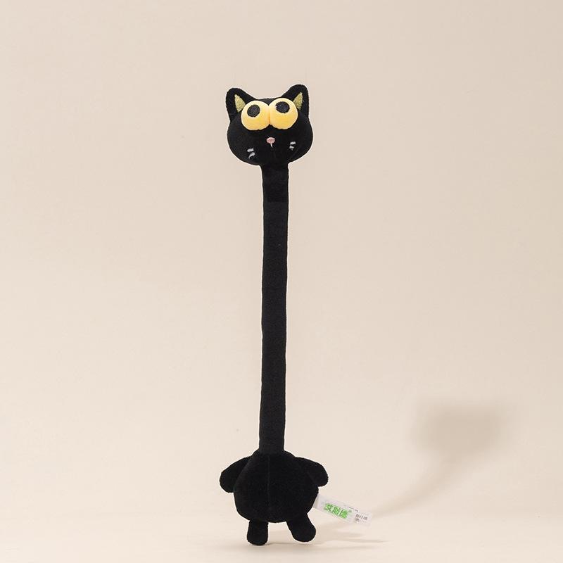 Cute Long Neck Animal Plush Toy Raccoon Giraffe Stuffed Animal Panda Keychain Bag Charm Birthday Gift for Girls