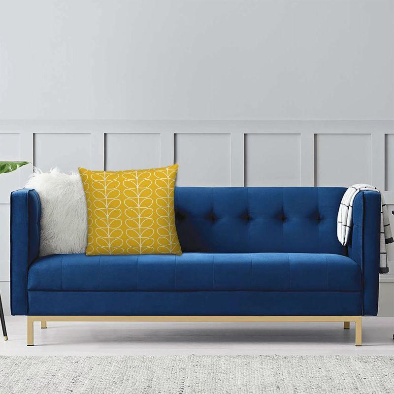 Federa per Cuscino Personalizzata Orla Kiely Multistem Fiore Scandinavo Mid-Century Moderna Federa Quadrata