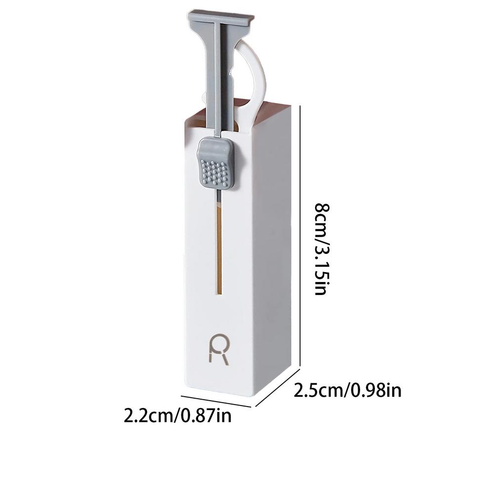 Travel Floss Pick Dispenser Portable Automatic Teeth Pick Organizer Teeth Floss Pick Dispenser Case With 10 Floss Picks For Home