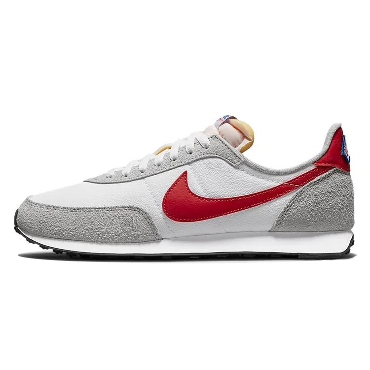 Nike Waffle Trainer 2 'White Light Smoke Grey Gym Red' (Unisex) White / Light Smoke Grey / Hyper Royal / Gym Red Casual Shoes DJ6054 101