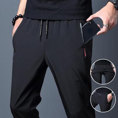 Fashion Men Casual Pants Joggers Fitness Quick Dry Sweatpants Male Summer Breathable Slim Trousers Pencil Pants