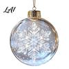 Festive Party Decorations Glowing Christmas Story Ornament Light‑Up Mini Holiday Scene Hanging Ball with Warm Tree Ornaments LED Light Clear