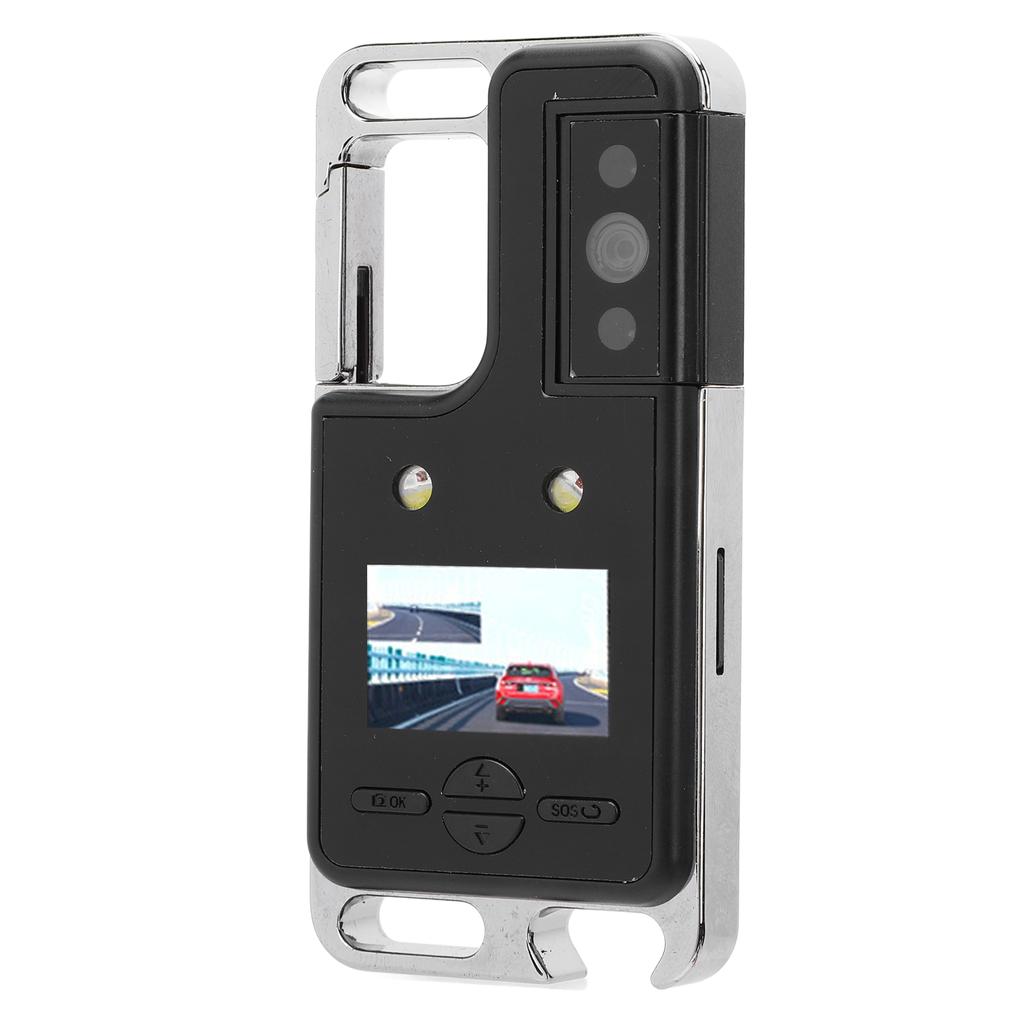 2K Camera 180 Degree Rotatable Lens 1.14 Inch Screen Back Clip Outdoor Cycling Video Recorder with 3