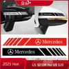 2026 Hot Hots 2PCS Car Rearview Mirror Stickers Auto Body Decor Decal For MERCEDES BENZ W211 W204 W210 W203 CLA GLA Accessories
