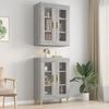 VidaXL Wall-mounted Hanging Cabinet Sonoma Grey 69.5x34x90 Cm 817388