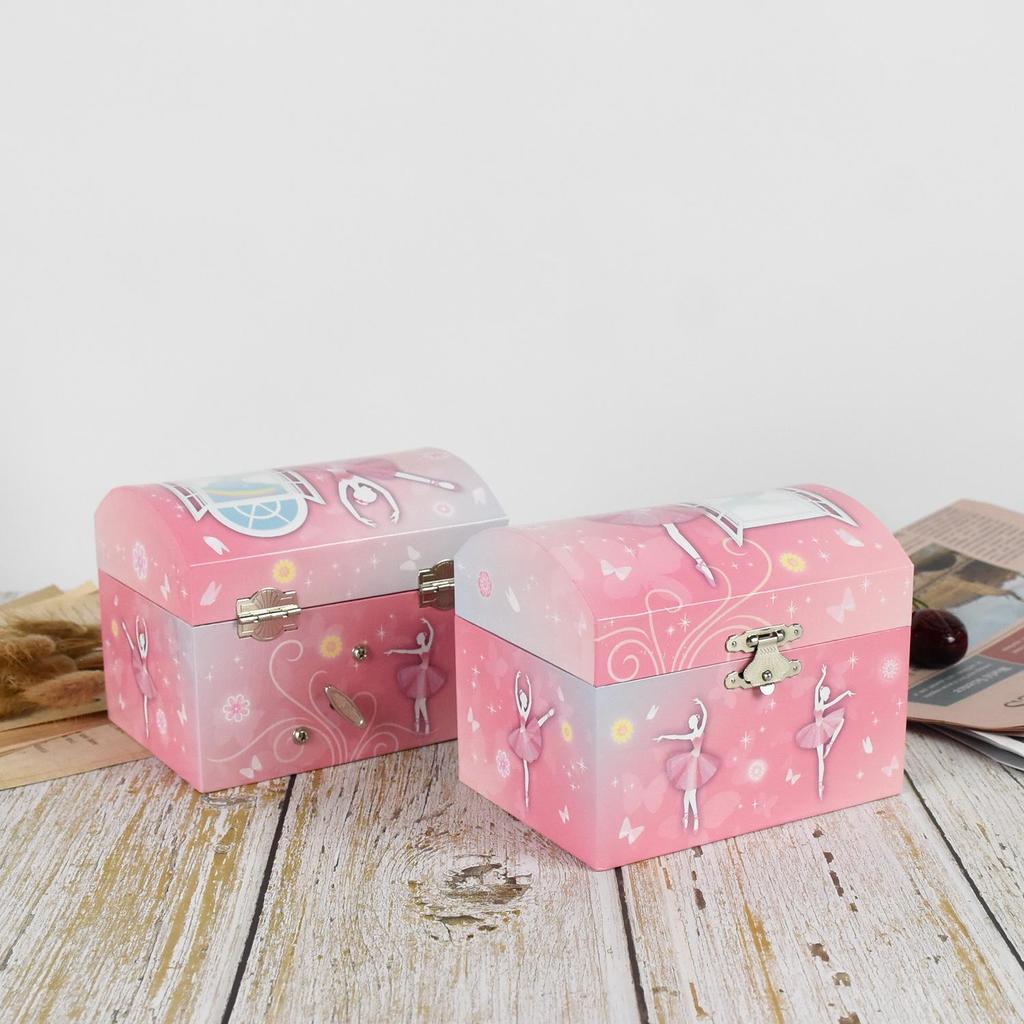 Cross-border Ballet Christmas Music Jewelry Box for Girls - New Year Gift, Children's Toy (40219)