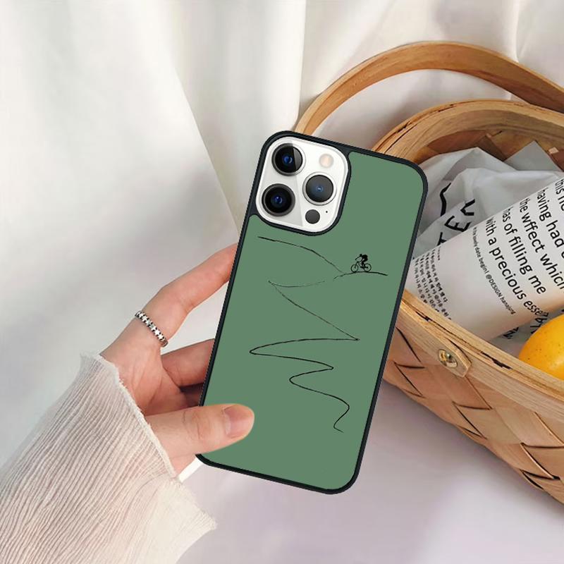 Mountain Bike Cycling Lover  Phone Case For iPhone 17 Air 16 15 14 11 12 13 Pro  MAX Plus coque Cover Shell