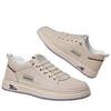 Spring men's shoes breathable men's board shoes platform sports shoes light and comfortable casual leather shoes