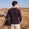 Antonio Luxury Yak Wool & Lambswool Crewneck Sweater
