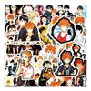 50pcs Haikyuu!! Cartoon Graffiti Stickers Decals Suitcase Laptop Computer Water Cup Guitar Decoration DIY Kids Classics Toy