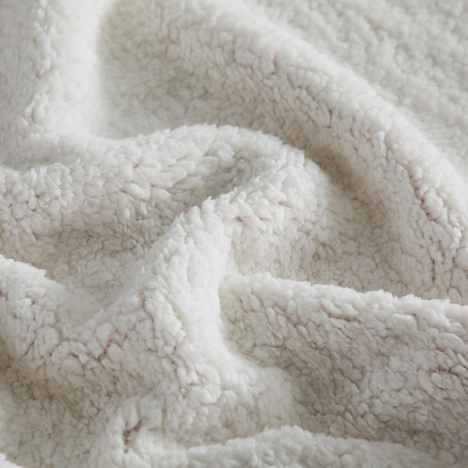 Polyester Ribbed Fleece Blanket Soft Warm Plush Throw Blanket with Bound Edge for Bed Sofa Home ODM