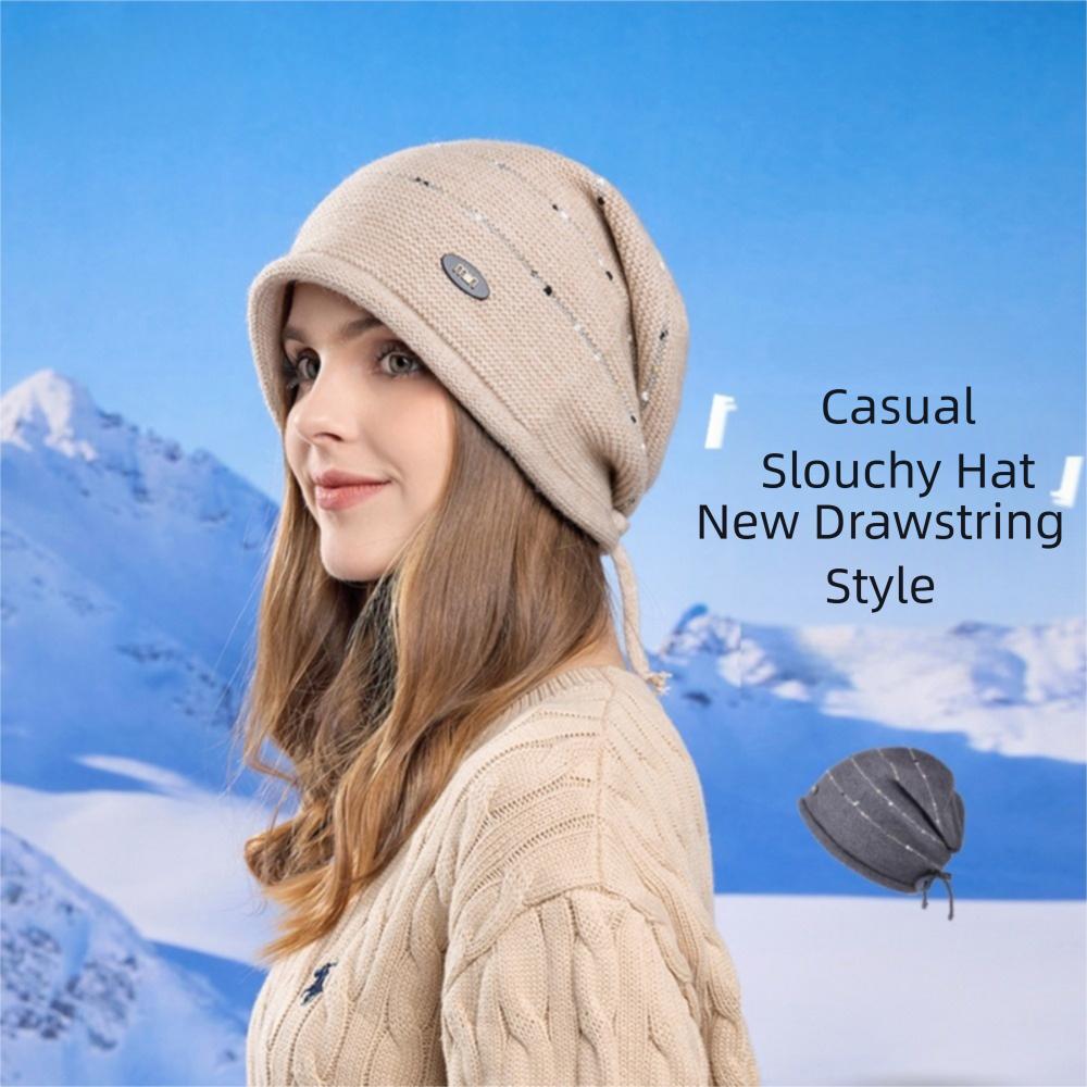 Warm Beanies Soft Ear Protection Hat Casual Winter Knitted Hat  Men Women
