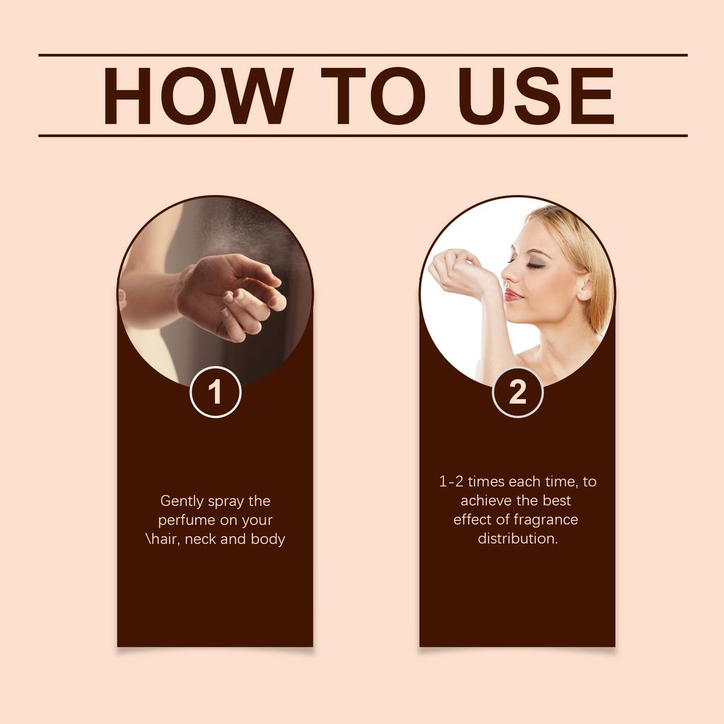 Vanilla Body Fragrance Spray, Natural Fresh Light Scent Long-Lasting Daily Body Hair Perfume Spray