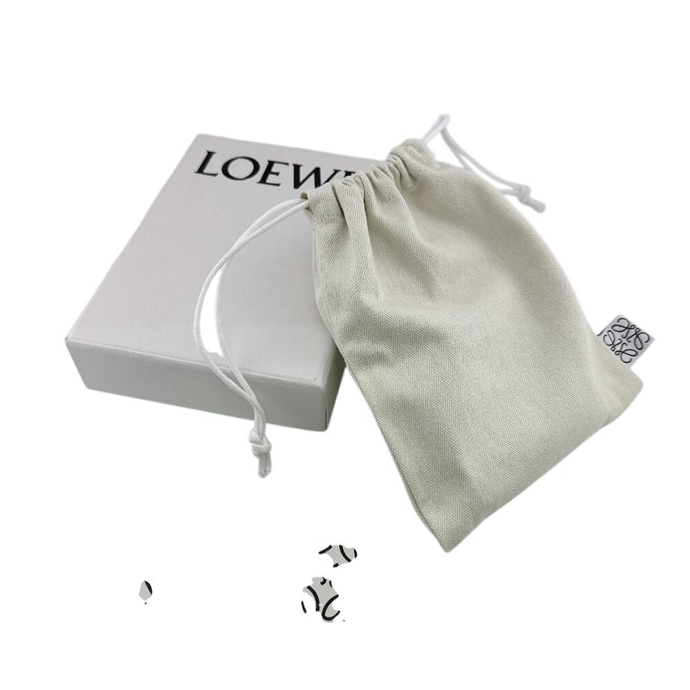 Loewe Compact Zip Wallet Leather Knot Bifold Wallet Yellow Leather Used