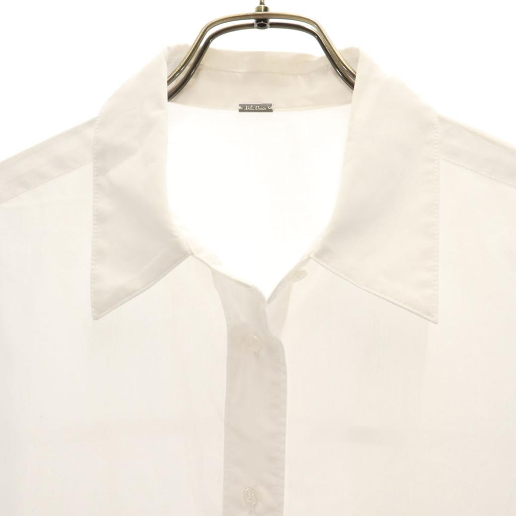 Mila Owen No Sleeve Shirt White Women Used