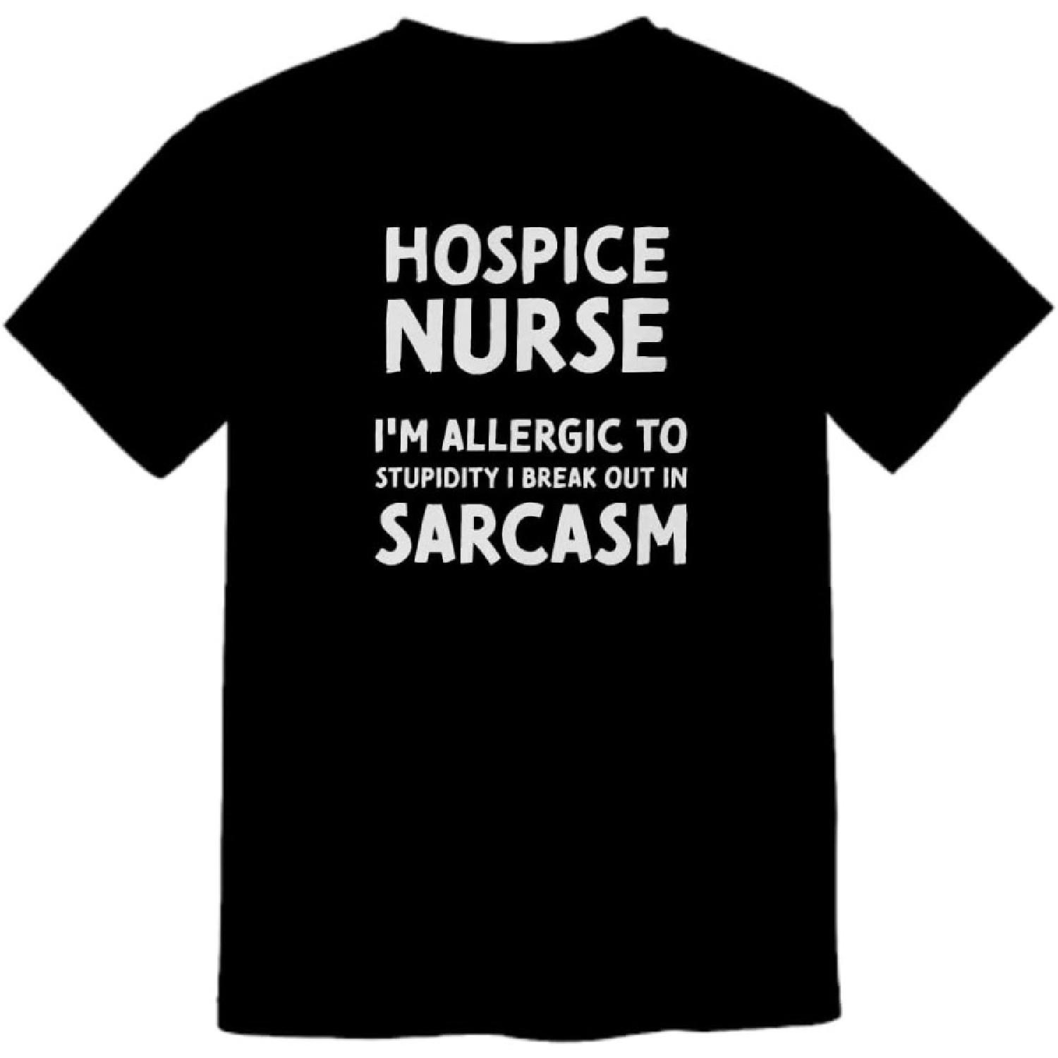 Hospice Nurse Shirt in Home RN Hospice Care Nurse Tshirt Funny Gift for Home Health Care Worker Retirement Comfort Color Tee S