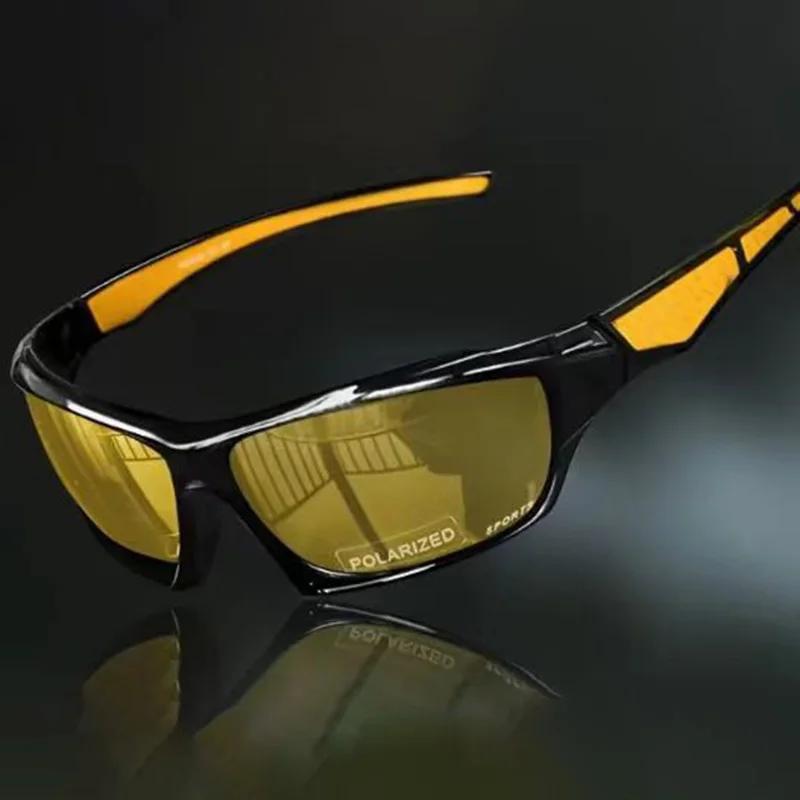Sports Polarized Sunglasses Lightweight Night Vision Male Shades Cycling Driving Fishing Mirror Colorful Film Sunglass For Men