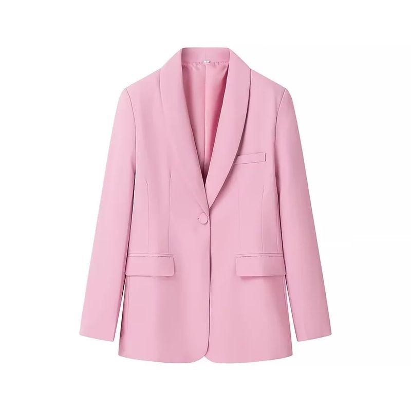 Fall and Winter New Women's Clothing Suit Tuxedo Collar Suit Outwear 2729187 High Waist Casual Pants 4043066