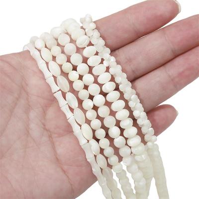 Natursten Pärlor Runda Ovala Skivpärlor Lösa Mellanläggspärlor för Armband Halsband DIY Smyckestillverkning Pärlor Tillbehör