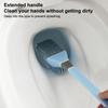 Toilet Brush Silicone Brush No Punching Toilet Cleaning Toilet Wall Hanging Cleaning Bathroom Accessories Toilet Set Accessories