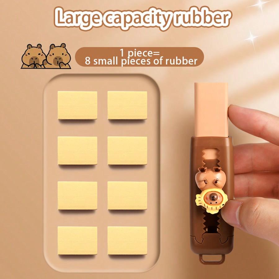Push-pull Eraser for Students, Clean Without Leaving Traces, Exam and Office Supplies, Essential for Returning To School