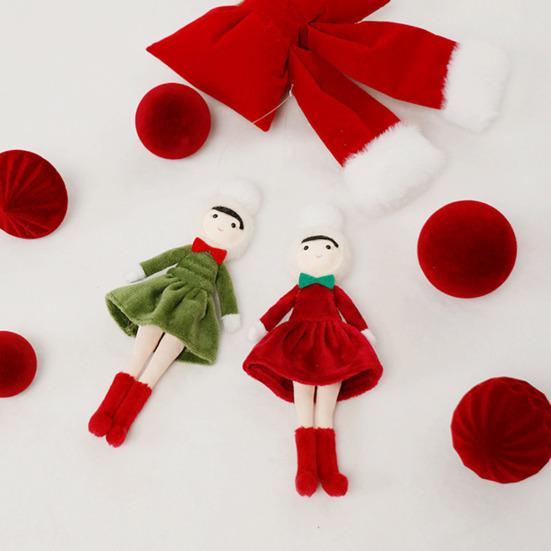 Christmas Doll Pendant Hanging Ornament with Lanyard Easy To Hang