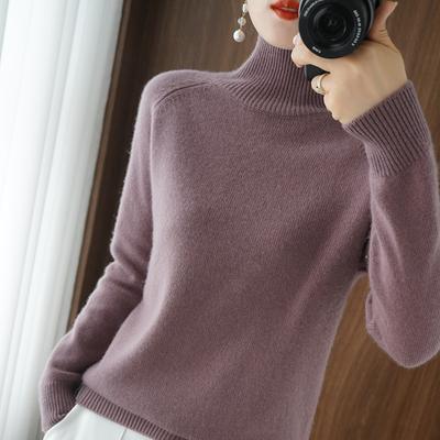 Frauen Weiche Warme Rollkragen Pullover Tops Schlank Winter Warme Gestrickte Pullover Jumper Plus Größe