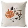 New Thanksgiving Pumpkin Plaid Pillow Cover Holiday Home Decoration Cushion Cushion Cover Home