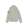 Stone Island Solid Color High Neck Knitted Long Sleeve Sweatshirt Kids sweatshirt White 7716504A2-V0099