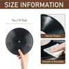 Premium-Fake Retro Record Disc 7 Inch 12 Pack Blank Vinyl Records Decor For Rock& Roll Party, Home Studio Wall Display