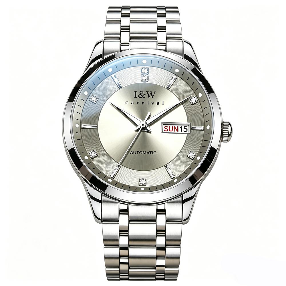 Reloj Hombre IW Luxury Top Brand Automatic Men's Watch Luminous Waterproof High Quality Mechanical Watch Sapphire glass