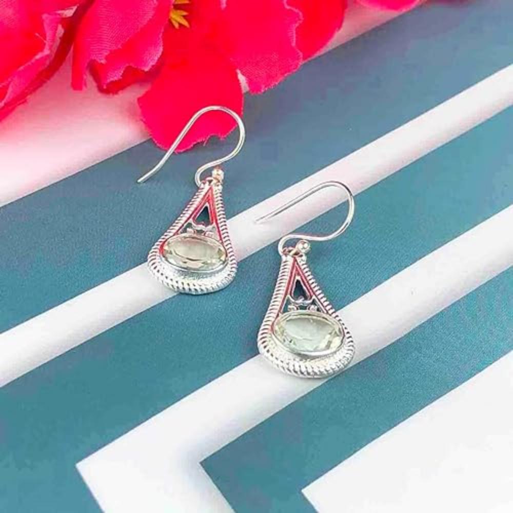 

Серьги ручной работы с драгоценными камнями для девочек и женщин для процветания, легко носить 3 inch