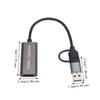 USB Type Game Capture Device 1080P 60FPS HD to USB Adapter Compact Video Capture Card  Recording