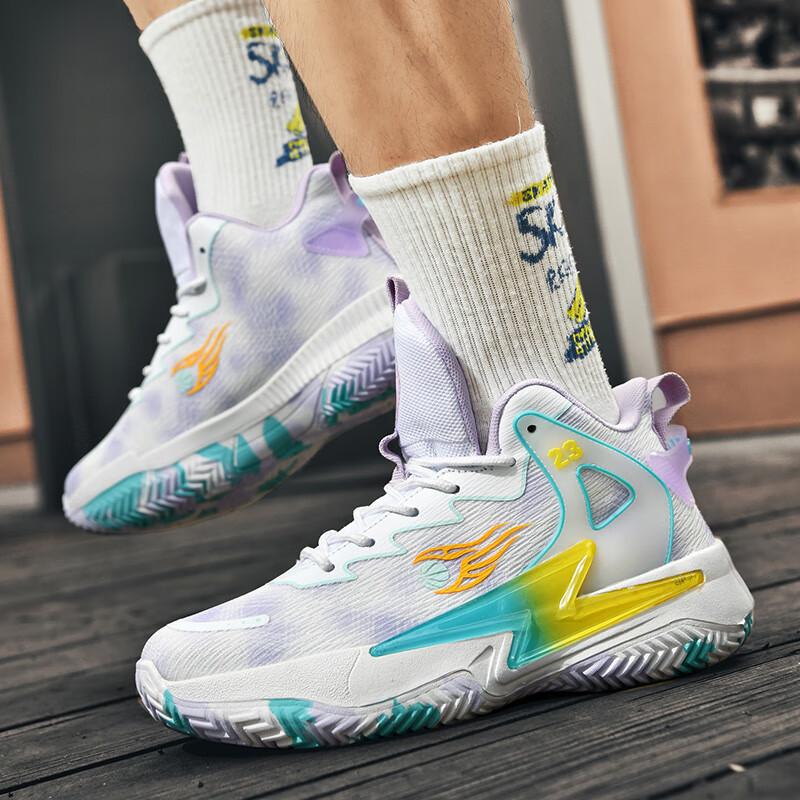 2025 new summer men's shoes 13 youth basketball sports shoes male 15-year-old junior high school students shock-absorbing running shoes