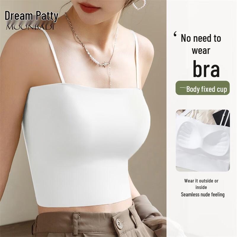 Women s Seamless Built-in Bra Camisole M