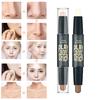 Gesichts-Make-up-Stick, doppelseitiger Kontur-Concealer, Augen-Gesichts-Highlighter-Stift