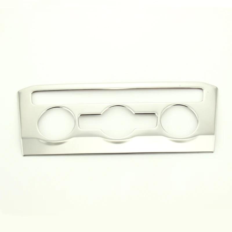 

Моя хорошая машина, автомобильная панель кондиционера из нержавеющей стали, накладная крышка, декоративные наклейки для Volkswagen Tiguan L-2017 серебряный