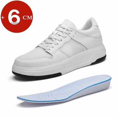 Nuove Scarpe Estive da Uomo per Ascensore Comode Traspiranti Sneakers Chunky da Uomo Rialzo con Soletta 6cm Scarpe Casual Sportive Rialzanti