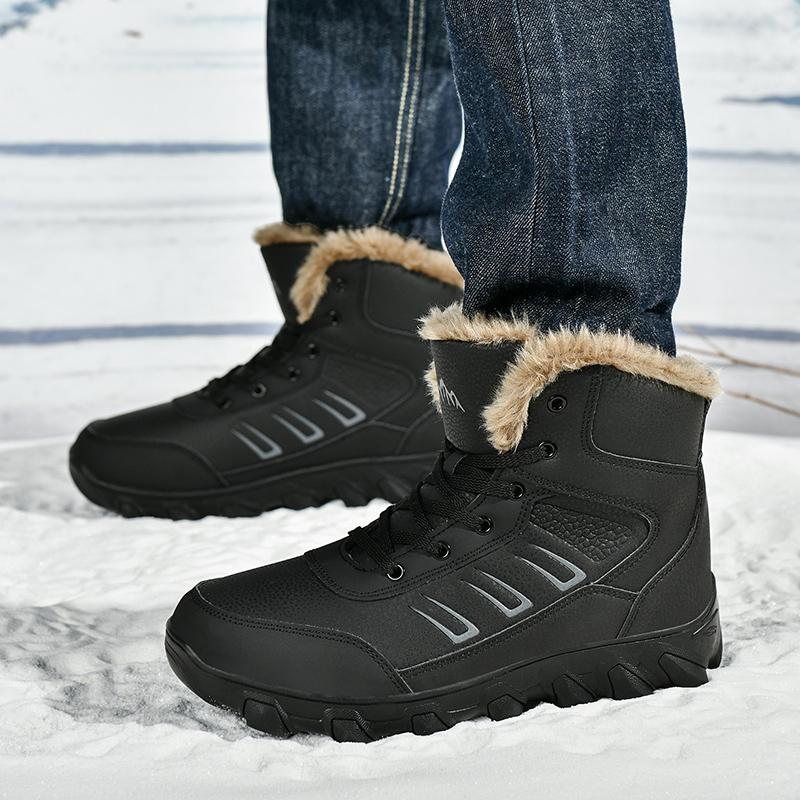 Plus Size Russian Style Winter Boots Men Shoes Waterproof Outdoor Ankle Boots For Men Snow Boots High Men Footwear