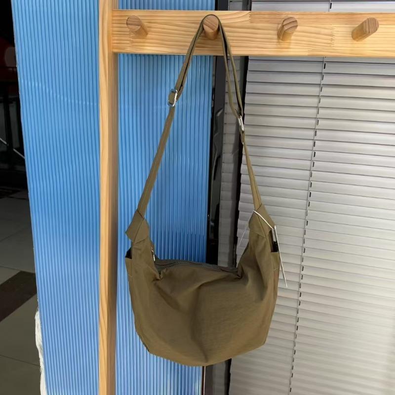 

Сумка-пельмень Повседневная Модная Широкий плечевой ремень Большая вместимость Одноплечевая Сумка через плечо серый/зелёный