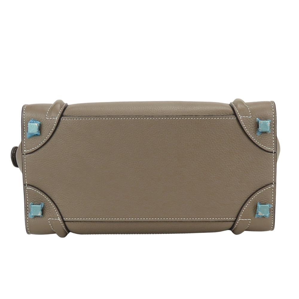 Used CELINE Tote Bag Micro luggage 189793DRU.09SO leather Gurege