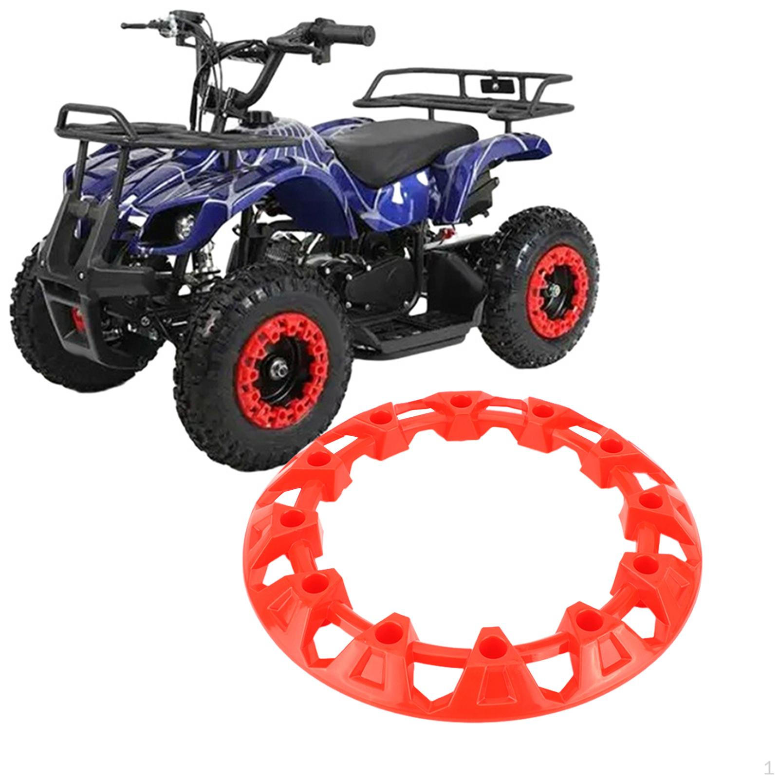 

Защитный декор для ступицы колеса квадроцикла, детали для модификации, многоцелевой, заменяет защитный чехол для шин Red 8 Inches