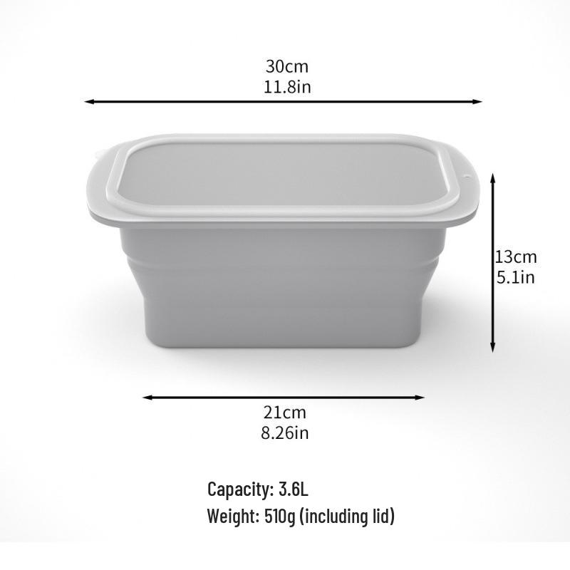 Extra Large Foldable Silicone Ice Cube Mold - 8 lb Capacity