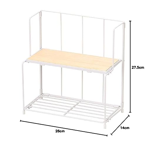 Pearl Metal Folding Seasoning Rack, Naturea, HB-5082, White