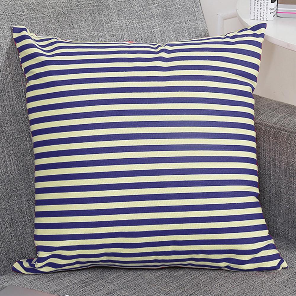 Fahion Stripe Throw Pillow Cases Cafe Sofa Cushion Cover Home Decor